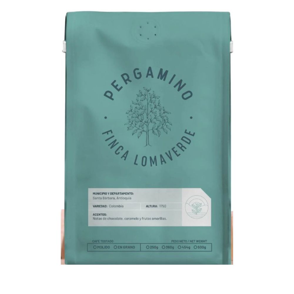 Cafe Pergamino Loma Verde in grain 360g